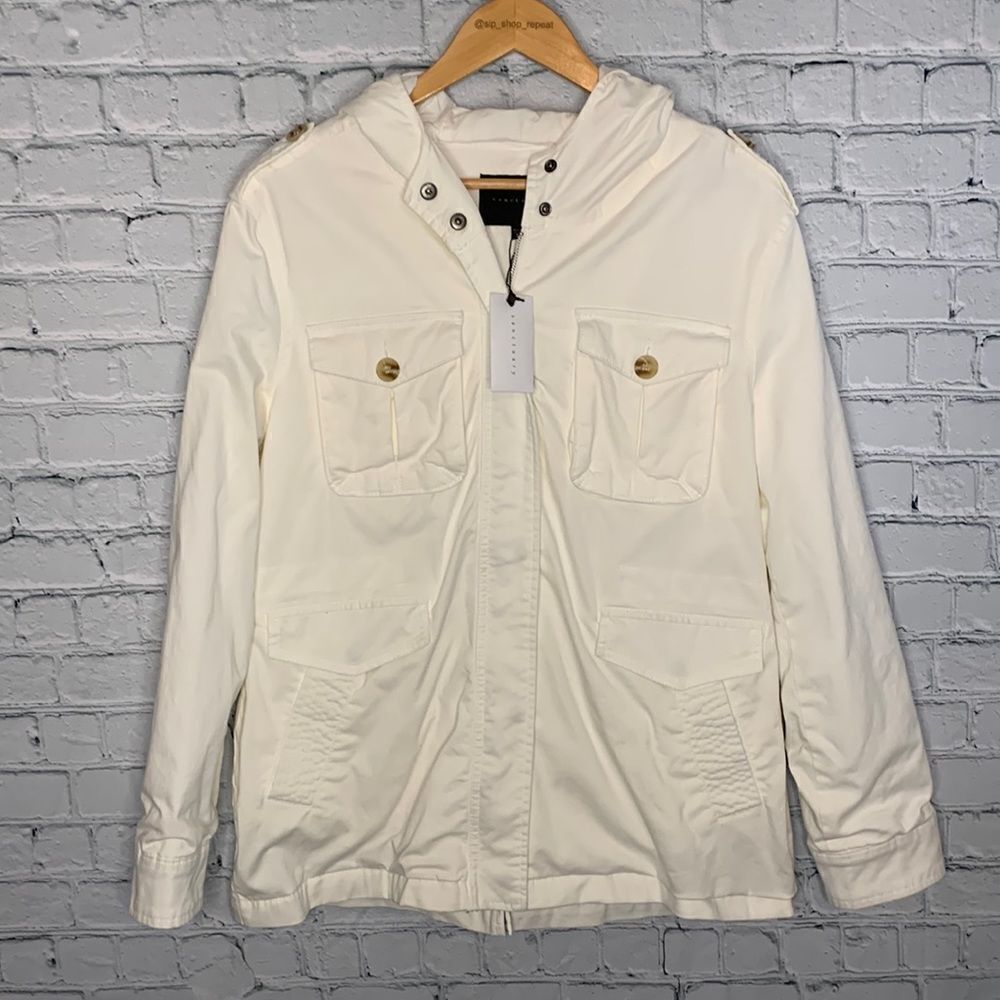 NWT Sanctuary utility hooded jacket. Large